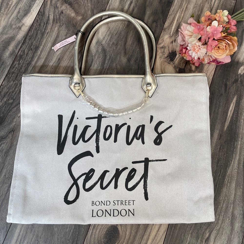 Victoria’s Secret Bond Street LONDON BEIGE TOTE